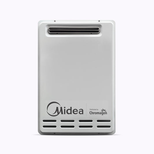 Continuous Flow (LPG) 26L/min – pre‐set 50°C